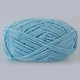 YarnArt Dolce Baby, Голубой №749 − плюшевая пряжа ЯрнАрт Дольче Беби, 50 г / 85 м, для вязания игрушек, пледов, пинеток и детской одежды - изображение 3
