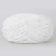 YarnArt Dolce Baby, Белый №741 − плюшевая пряжа ЯрнАрт Дольче Беби, 50 г / 85 м, для вязания игрушек, пледов, пинеток и детской одежды - изображение 3