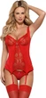 Комплект Obsessive Heartina corset S/M Червоний (5901688211595) - зображення 2