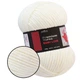 Плюшевая пряжа Premium Yarn Baby Love, Молочный №308, 100% полиэстер, 100г/120м, для вязания игрушек, детской одежды, пледов, амигуруми - изображение 1