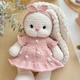 Плюшевая пряжа Premium Yarn Baby Love, Светлая пудра №353, 100% полиэстер, 100г/120м, для вязания игрушек, детской одежды, пледов, амигуруми - изображение 3