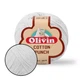 Нитки для килимової вишивки Olivin Cotton Punch, Білий №1018, пряжа для тафтингу, в'язання, Punch Needle, 50 г / 200 м - зображення 1