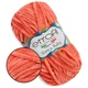 Пряжа плюшевая Этрофил Йонка Беби, Etrofil Yonca Baby, Морковь №70216, 100 г/120 м, полиэстер, для вязания спицами и крючком, для игрушек, пледов - изображение 1