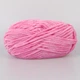 Пряжа плюшева Етрофіл Йонка Бебі, Etrofil Yonca Baby, Світло-рожевий №73105, 100 г/120 м, поліестер, для в'язання спицями та гачком, для іграшок - зображення 3