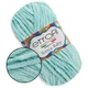 Пряжа плюшева Етрофіл Йонка Бебі, Etrofil Yonca Baby, Бірюзовий №70519, 100 г/120 м, поліестер, для в'язання спицями і гачком, для іграшок, пледів - зображення 1