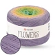 YarnArt Flowers, №285, секционное окрашивание, 55% хлопок / 45% полиакрил, 250 г (1000 м), пряжа для вязания, демисезонная, Ярнарт Фловерс - изображение 1