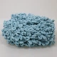 Alize Puffy Fine NEW, Лазурный №414 (100г/14м) плюшевая нитка с готовыми петлями для вязания руками пледа игрушек и балаклавы, Ализе Пуффи Файн - изображение 2
