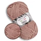 Пряжа Etrofil Punch, 100% микроакрил, 25 г / 70 м, для ковровой вышивки, вязания и декора, цвет Какао №73193 - изображение 1
