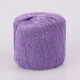 Пряжа з тенселом і паєтками Candy-Yarn Tencel, Бузок №107 бавовна з тенселом, пряжа для літніх виробів - зображення 3