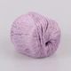 Пряжа з тенселом і паєтками Candy-Yarn Tencel, Бузкова пудра №103 бавовна з тенселом, пряжа для літніх виробів - зображення 2