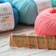 Пряжа Gazzal Cotton Baby, Водяна зелень №3425, 50 г/165 м, Газзал Бебі Коттон бавовна з акрилом, демісезон, нитка для в'язання - зображення 3