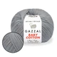 Пряжа Gazzal Cotton Baby, Сірий №3430, 50 г/165 м, Газзал Бебі Коттон бавовна з акрилом, демісезон, нитка для в'язання - зображення 1