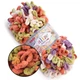 Alize Puffy Fine Color, №6519 (100г/14м) плюшева фантазійна пряжа з готовими петлями для в'язання руками пледа іграшок та балаклави, Алізе Пуффі Файн - зображення 1