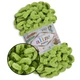 Alize Puffy № 11 Фісташково-зелений, 100г/9м - Алізе Пуффі, плюшева пряжа з готовими петлями для в'язання руками пледів, іграшок та аксесуарів - зображення 1