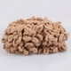 Alize Puffy, Бежевий №262, 100г/9м – Алізе Пуффі, плюшева пряжа з готовими петлями для в’язання руками пледів, іграшок та аксесуарів - зображення 2
