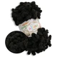 Alize Puffy, Графит №1060, 100г/9м – Ализе Пуффи, плюшевая пряжа с готовыми петлями для вязания руками пледов, игрушек и аксессуаров - изображение 1