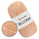YarnArt Begonia, №6322 Персик 100% мерсеризированный хлопок, турецкая летняя пряжа для вязания спицами и крючком, Ярн Арт Бегония, нити для вязания - изображение 1
