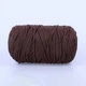Пряжа YarnArt Macrame XL, Темно-коричневий №157, поліестеровий шнур 3 мм, ЯрнАрт Макраме ХЛ нитка для в'язання гачком і спицями, поліестер 100% - зображення 3