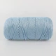 Пряжа YarnArt Macrame XL, Блакитний №133, поліестеровий шнур 4 мм, ЯрнАрт Макраме ХЛ нитка для в'язання гачком і спицями, поліестер 100% - зображення 2
