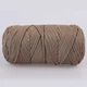 Пряжа YarnArt Macrame XL, Какао №170, полиэстеровый шнур 3 мм, ЯрнАрт Макраме ХЛ нитка для вязания крючком и спицами, полиэстер 100% - изображение 3