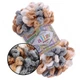 Alize Puffy Color, №6395 (100г/ 9м) плюшевая фантазийная пряжа с готовыми петлями для вязания руками пледа игрушек и балаклавы, Ализе Пуффи,Ализе Пуфи - изображение 1
