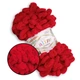 Alize Puffy № 106 Чили, 100г/9м – Ализе Пуффи, плюшевая пряжа с готовыми петлями для вязания руками пледов, игрушек и аксессуаров - изображение 1