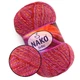 Пряжа Nako Boho, №87720 полушерстяная нить для вязания джемперов, кофт, перчаток, носков, шапок, шарфов и других зимних изделий спицами и крючком, мер - изображение 1