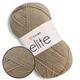 Пряжа Yarnart Elite (Еліт) Бежевий №848 турецька для в'язання 100% акрил для іграшок, пінеток, пледів та одягу, нитки для в'язання спицями та гачком - зображення 1