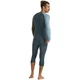 Термофутболка мужская анатомическая Ortovox 120 Comp Light Long Sleeve Mns Dark arctic grey M (100080925) - изображение 3