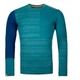 Термофутболка мужская анатомическая Ortovox 185 Rock'n'Wool Long Sleeve Mns Pacific green M - изображение 1