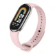 Силиконовый ремешок Original Design для Xiaomi Mi Band 8 / Mi Band 9 / Mi Band 10 Light pink - изображение 1