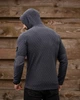 Мужская демисезонная флисовая кофта Stone Island S серая (95000) - изображение 8