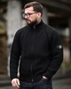 Мужская демисезонная кофта вязка Stone Island 2XL черный (94819) - изображение 2