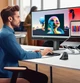 Вертикальная мышь UGREEN MU008 Bluetooth 5.0 / 2.4 ГГц, до 4000 DPI, бесшумная, 6 кнопок, чёрная - изображение 7