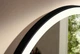 Дзеркало Hansgrohe Xarita Lite S 900x900 з круговим LED світильником matt black 54967670 - зображення 2