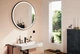 Дзеркало Hansgrohe Xarita Lite S 900x900 з круговим LED світильником matt black 54967670 - зображення 4