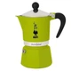 Кавоварка гейзерна Bialetti Rainbow на 3 чашки з алюмінію Зелена - зображення 1