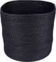 Osłonka na doniczkę Vilde 23 x 22 cm Czarna - obraz 8
