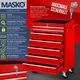 Инструментальная тележка Masko для мастерской 770 x 335 x 690 мм Металлический шкаф (7 ящиков) - изображение 4