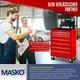 Инструментальная тележка Masko для мастерской 770 x 335 x 690 мм Металлический шкаф (7 ящиков) - изображение 6