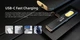 Акумуляторний плоский ліхтарик Warsun LED в металевому корпусі з USB-C, Магнітом і Потужністю 600Lm, Чорний - зображення 6