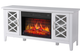 Камінокомплект ArtiFlame Odessa AF23 BS білий з обігрівом і звуком горіння вогню - зображення 3