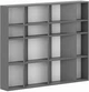 Стеллаж-полка Art in Head 2 Light 1200x1000x160 мм Графит серый (LT14070000000) - изображение 2