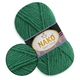 Nako Sport Wool, Изумруд №13871, полушерстяная пряжа, 100 г / 120 м, 25% шерсть / 75% акрил, для снудов, шапок, кардиганов - изображение 1