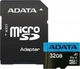Карта пам'яті A-DATA microSDHC, 32Gb, Class10 UHS-I, Premier, adapter SD (AUSDH32GUICL10A1-RA1) - зображення 1