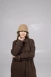 Панама клош D.Hats бежевого кольору - зображення 5