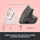 Миша комп'ютерна Logitech Lift Vertical Ergonomic Mouse Rose (910-006478, 910-006487) - зображення 8