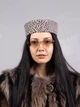 Шляпа таблетка кашемировая D.Hats с леопардовым принтом - изображение 1