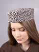 Шляпа таблетка кашемировая D.Hats с леопардовым принтом - изображение 4