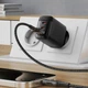 Мережевий зарядний пристрій ACEFAST A108 PD67W GaN charger Чорний - изображение 7